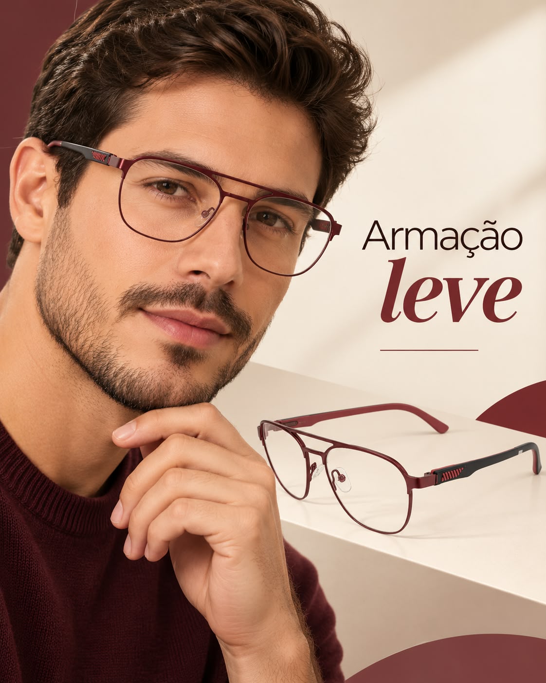 Armação metálica leve